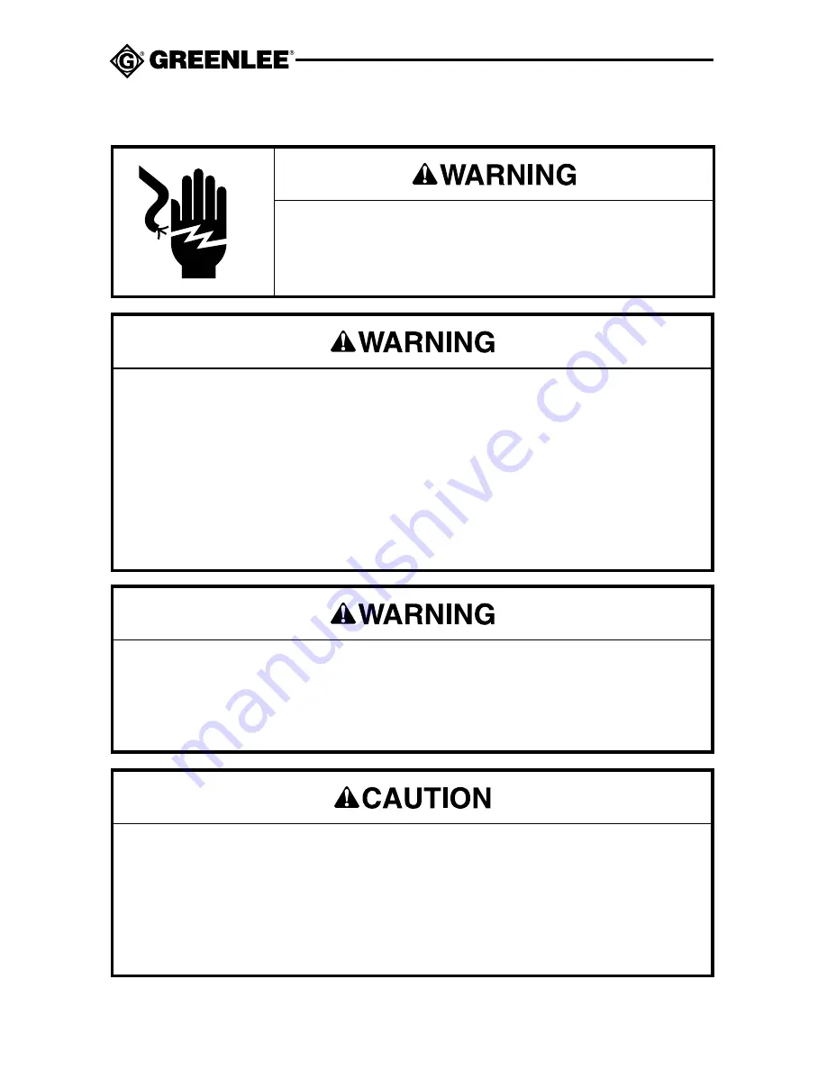 Greenlee ANM-50 Instruction Manual Download Page 4