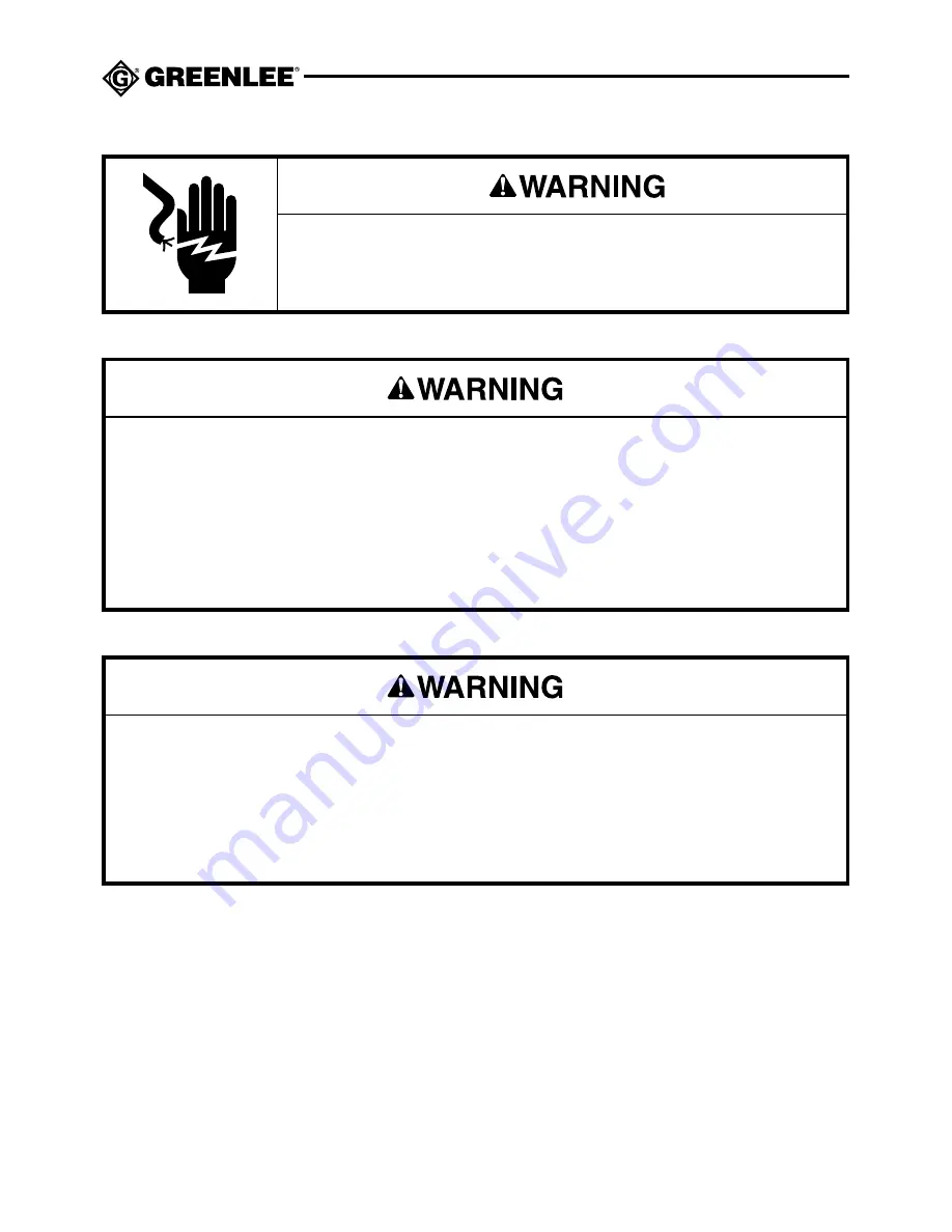 Greenlee BLL-200 Instruction Manual Download Page 4