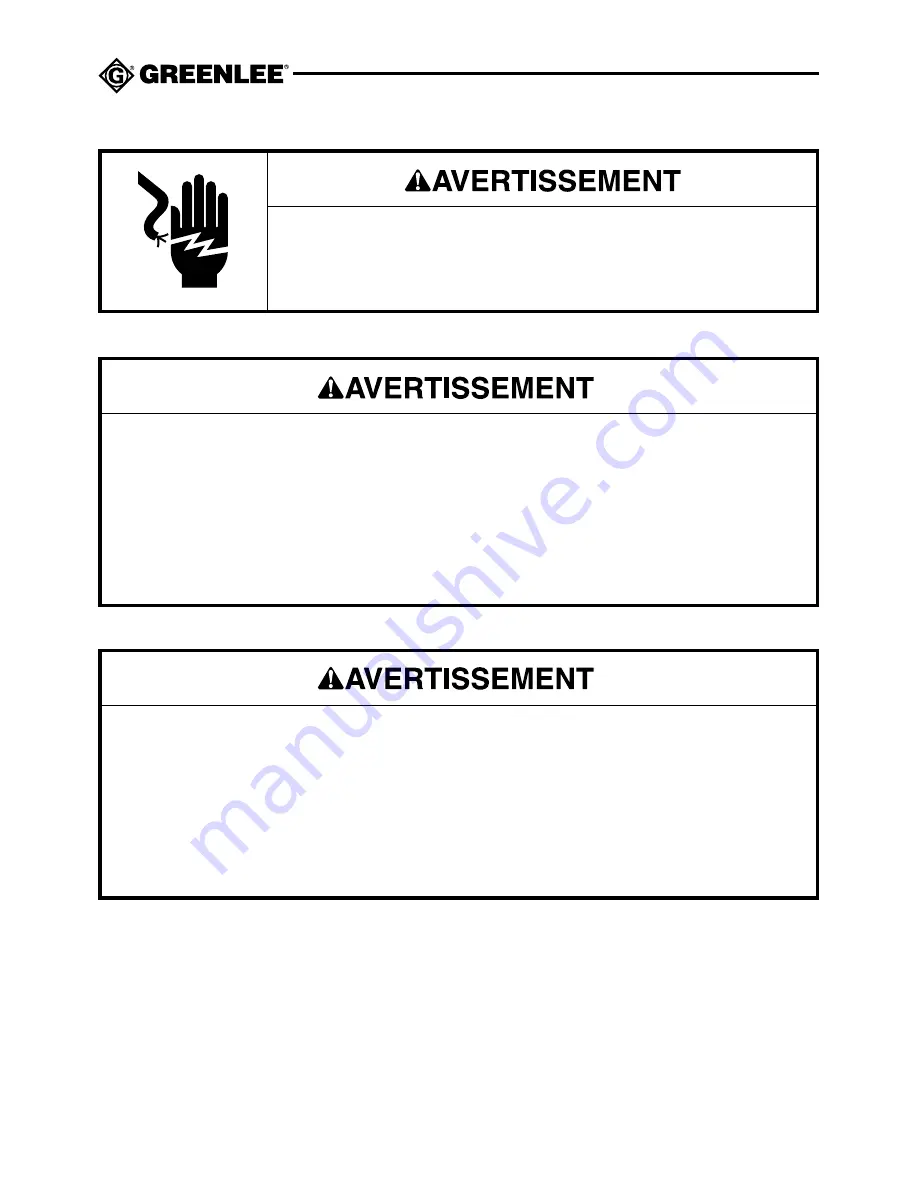 Greenlee BLL-200 Instruction Manual Download Page 40