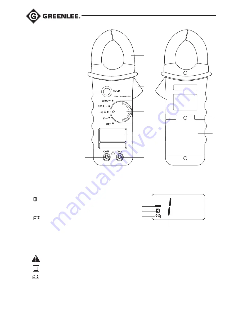 Greenlee CM-600 Instruction Manual Download Page 6