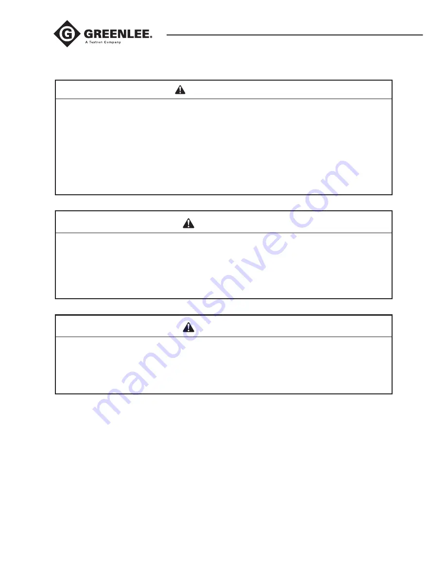 Greenlee CMGRT-100A Instruction Manual Download Page 38