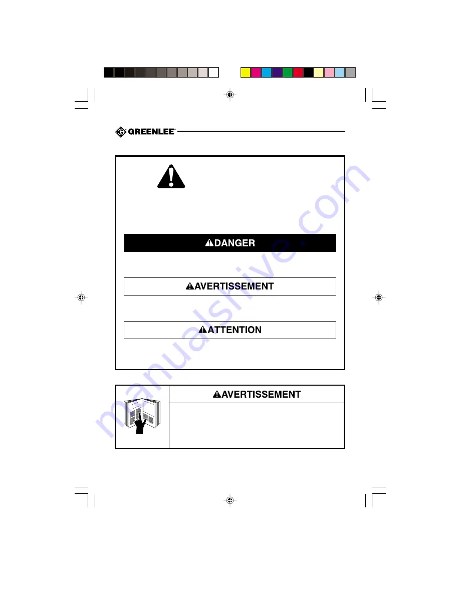 Greenlee DVC-10 Instruction Manual Download Page 26