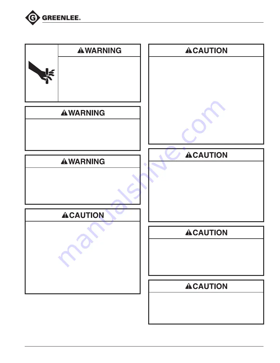 Greenlee EHP700L Скачать руководство пользователя страница 5