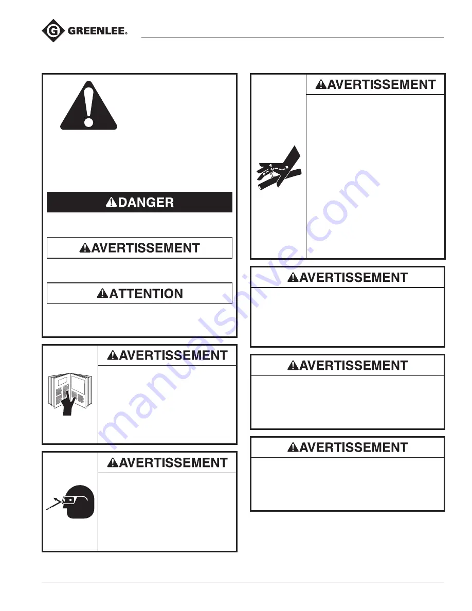 Greenlee Fairmont H4635 Instruction Manual Download Page 23