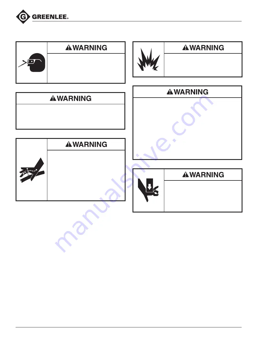 Greenlee GATOR CK12ID Instruction Manual Download Page 4