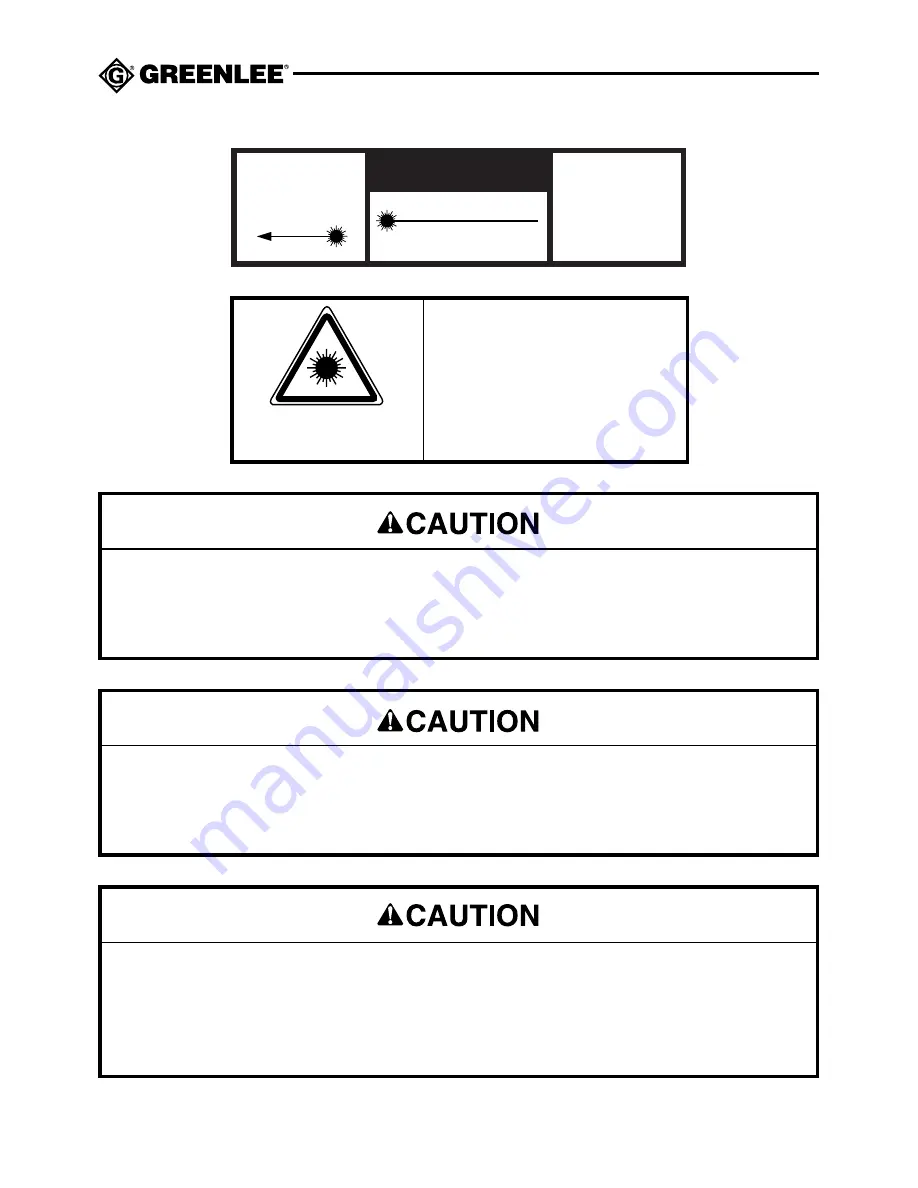 Greenlee THH-500 Instruction Manual Download Page 4