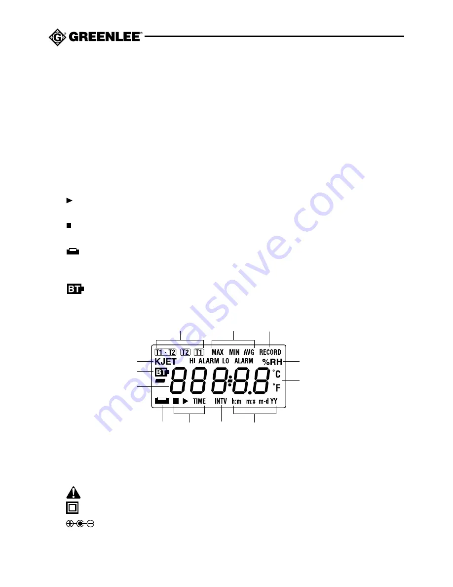 Greenlee TM-400 Instruction Manual Download Page 22