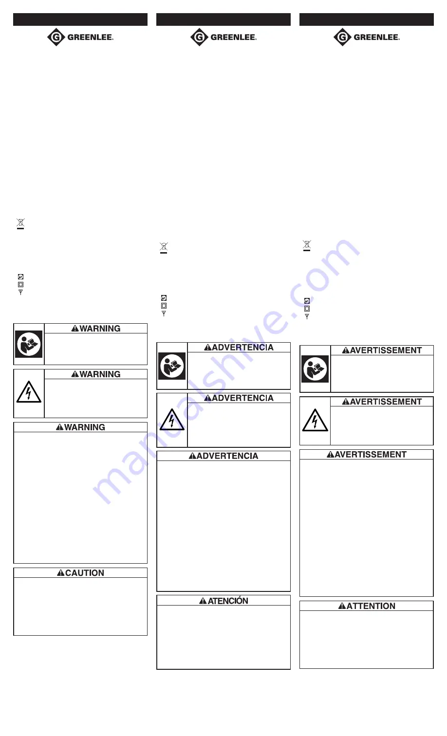 GREENLINE TR13 Manual Download Page 1