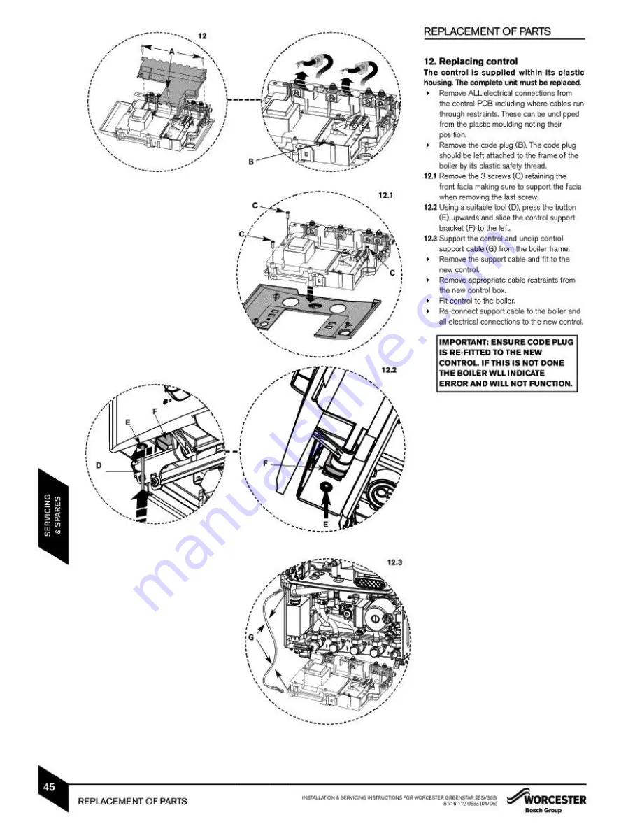 GREENSTAR 25Si Instruction Manual Download Page 46