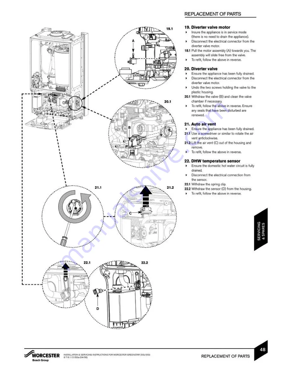 GREENSTAR 25Si Instruction Manual Download Page 49