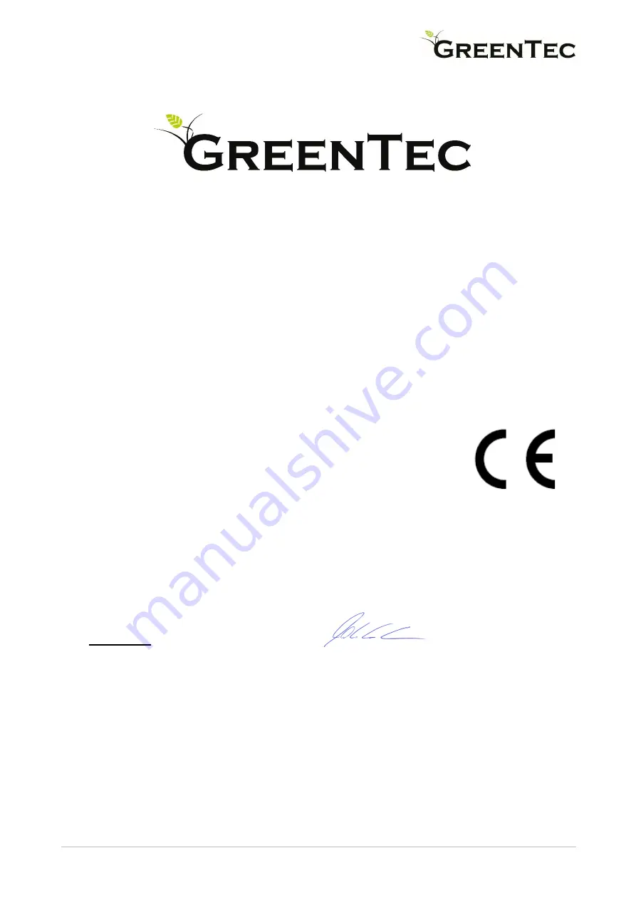 GreenTec HL 150 Handbook Download Page 8