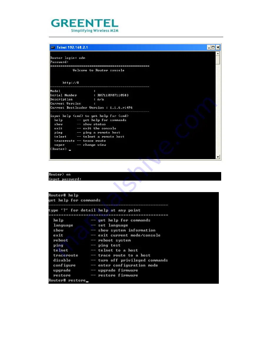 Greentel R201GC55-232 User Manual Download Page 70