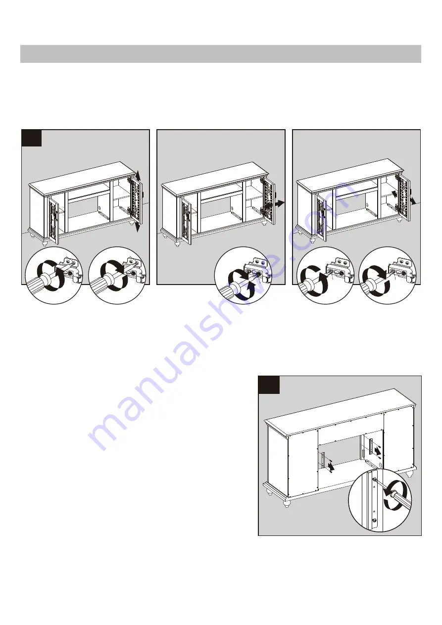 Greentouch Kathy Ireland Home 1495FSO-28-247 Assembly / Care & Use Instructions Download Page 8