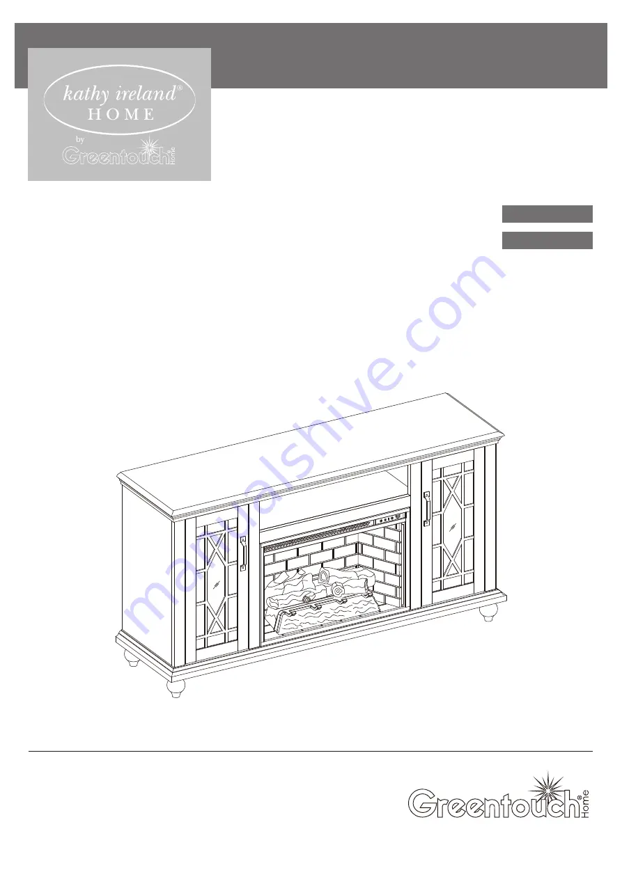 Greentouch Kathy Ireland Home 1495FSO-28-247 Assembly / Care & Use Instructions Download Page 18