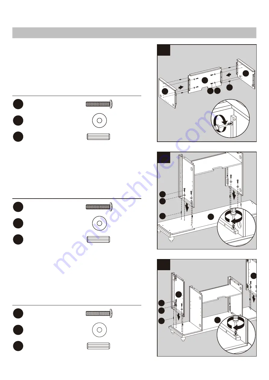 Greentouch Kathy Ireland Home 1495FSO-28-247 Assembly / Care & Use Instructions Download Page 22