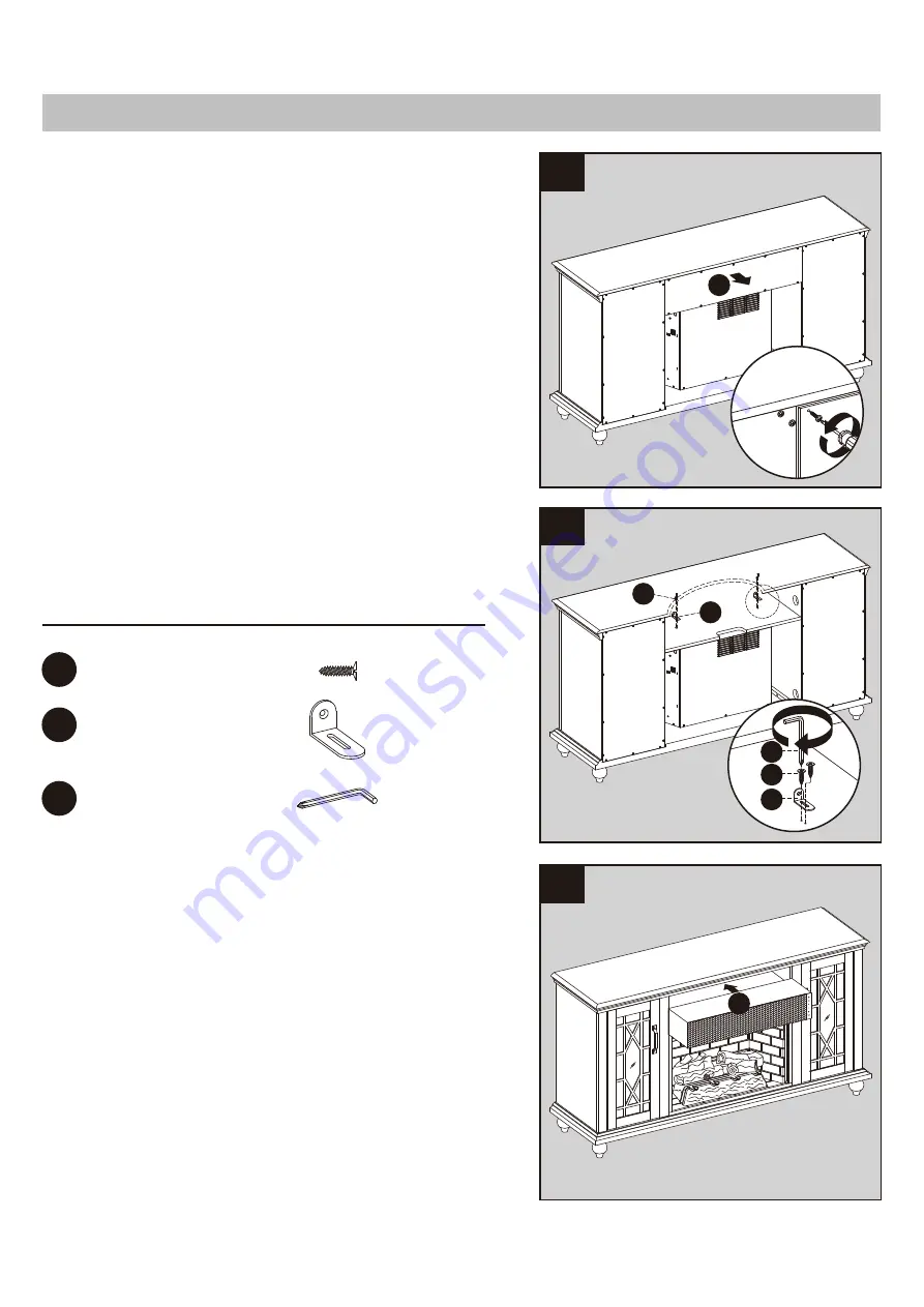 Greentouch Kathy Ireland Home 1495FSO-28-247 Assembly / Care & Use Instructions Download Page 46