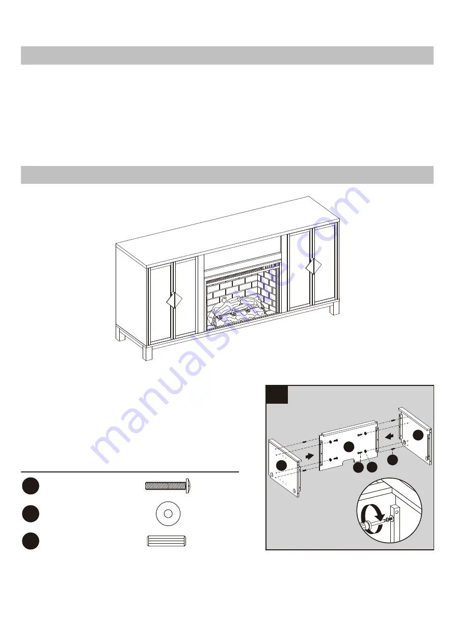 Greentouch Kathy Ireland Home 1497FSO-26-225 Assembly / Care & Use Instructions Download Page 21