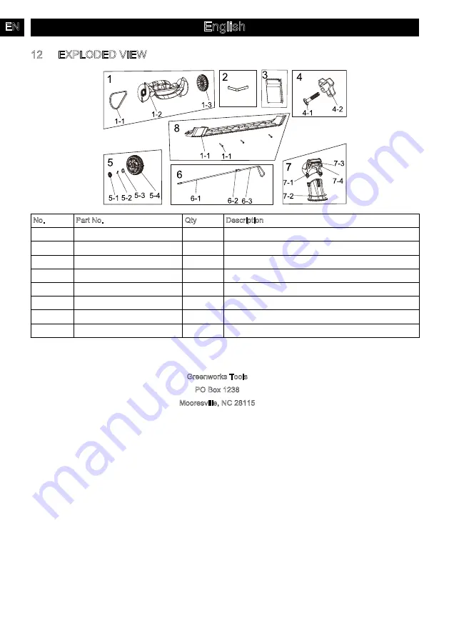 GreenWorks Pro 060-0799-6 Скачать руководство пользователя страница 14