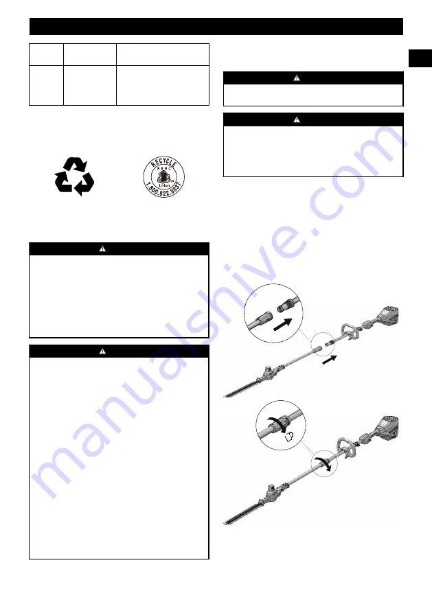 GreenWorks Pro 60V UltraPower PH60L00 Operator'S Manual Download Page 17