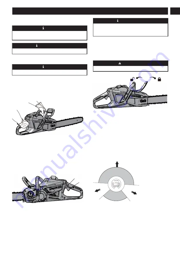 GreenWorks Pro CS80L03 Operator'S Manual Download Page 9