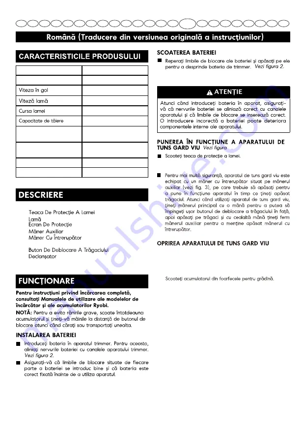 GreenWorks 2200607 User Manual Download Page 126