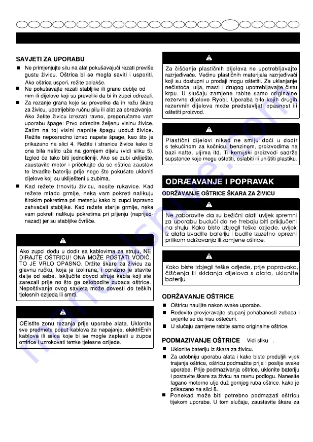 GreenWorks 2200607 User Manual Download Page 152