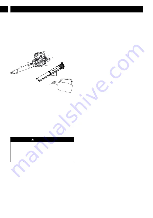 GreenWorks BVA808 Operator'S Manual Download Page 3