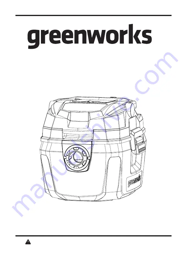 GreenWorks BVU24211 Owner'S Manual Download Page 1