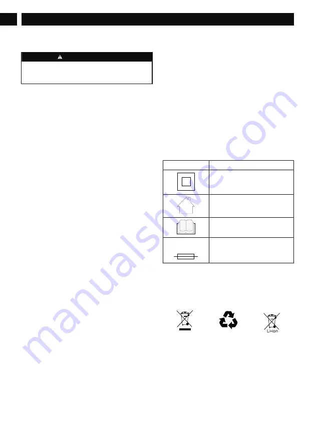 GreenWorks G40B2 Operator'S Manual Download Page 59