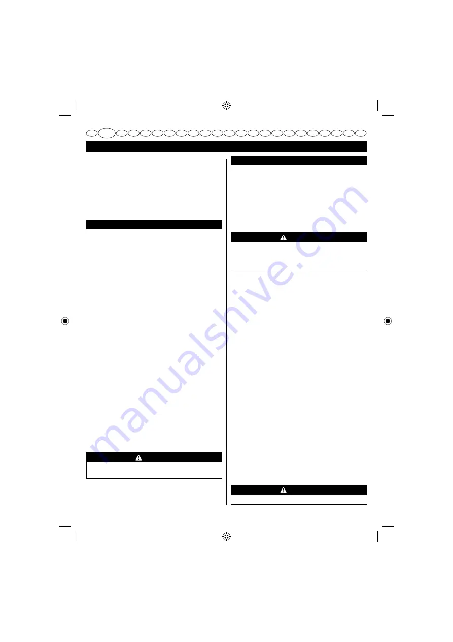 GreenWorks G40CS30 20117UA Operator'S Manual Download Page 20