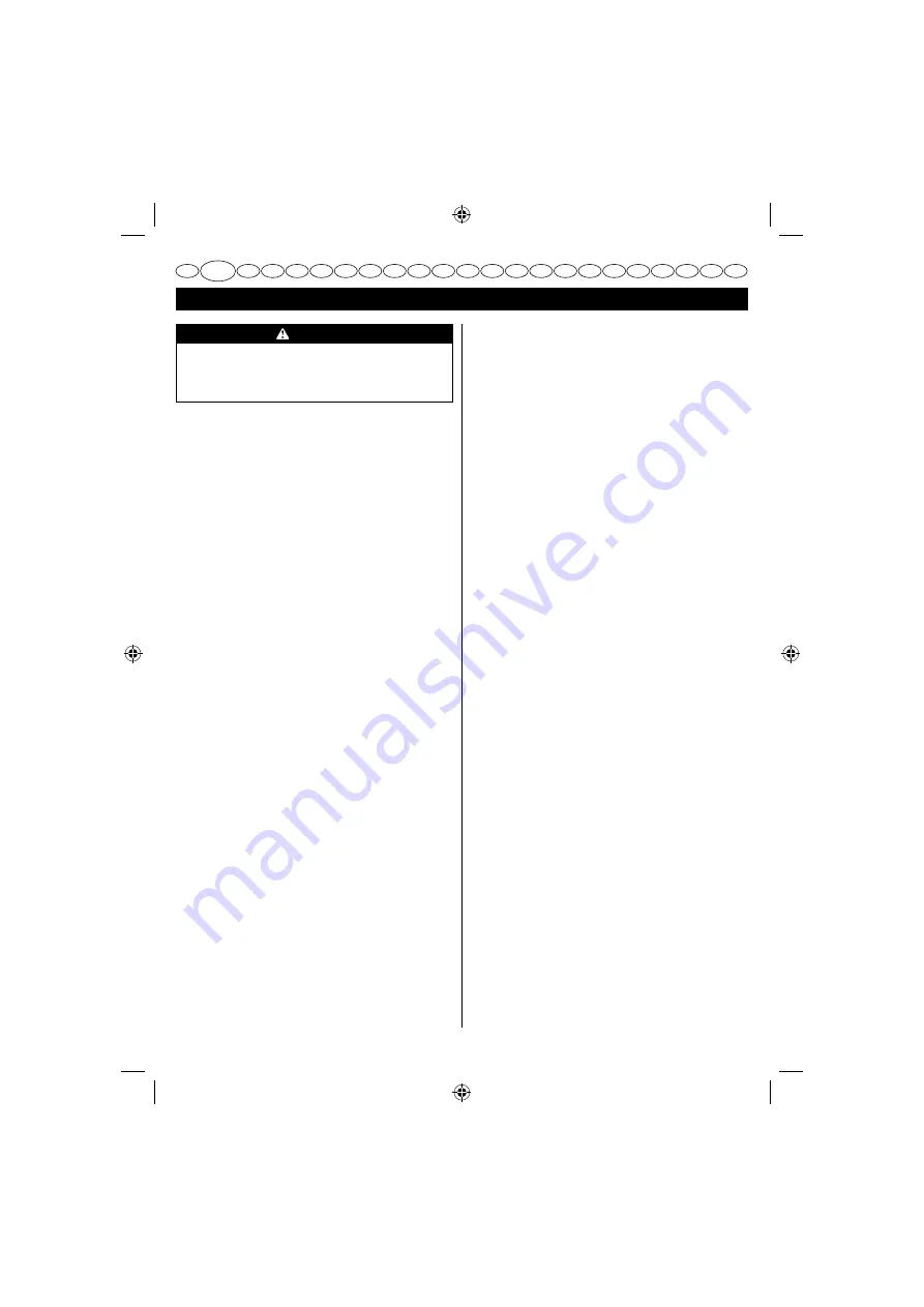 GreenWorks G40CS30 20117UA Operator'S Manual Download Page 21