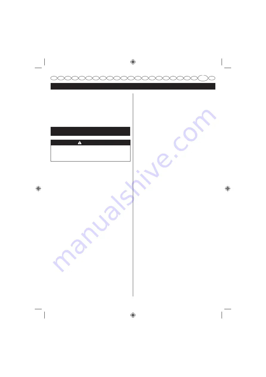 GreenWorks G40CS30 20117UA Operator'S Manual Download Page 217