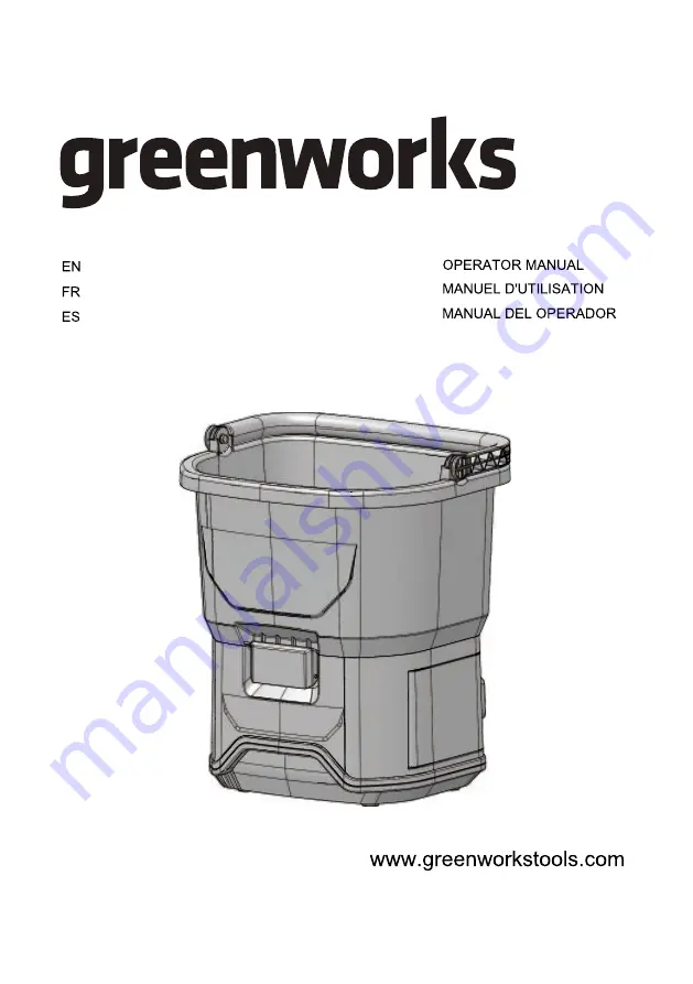 GreenWorks GDC40 Manual Download Page 2