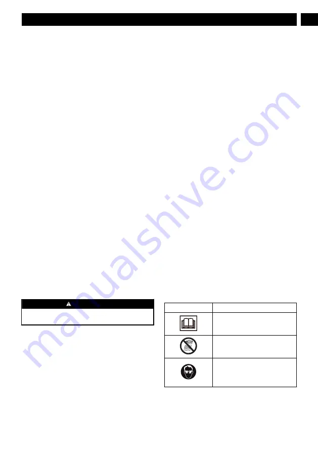 GreenWorks GPW2000-1 Operator'S Manual Download Page 4