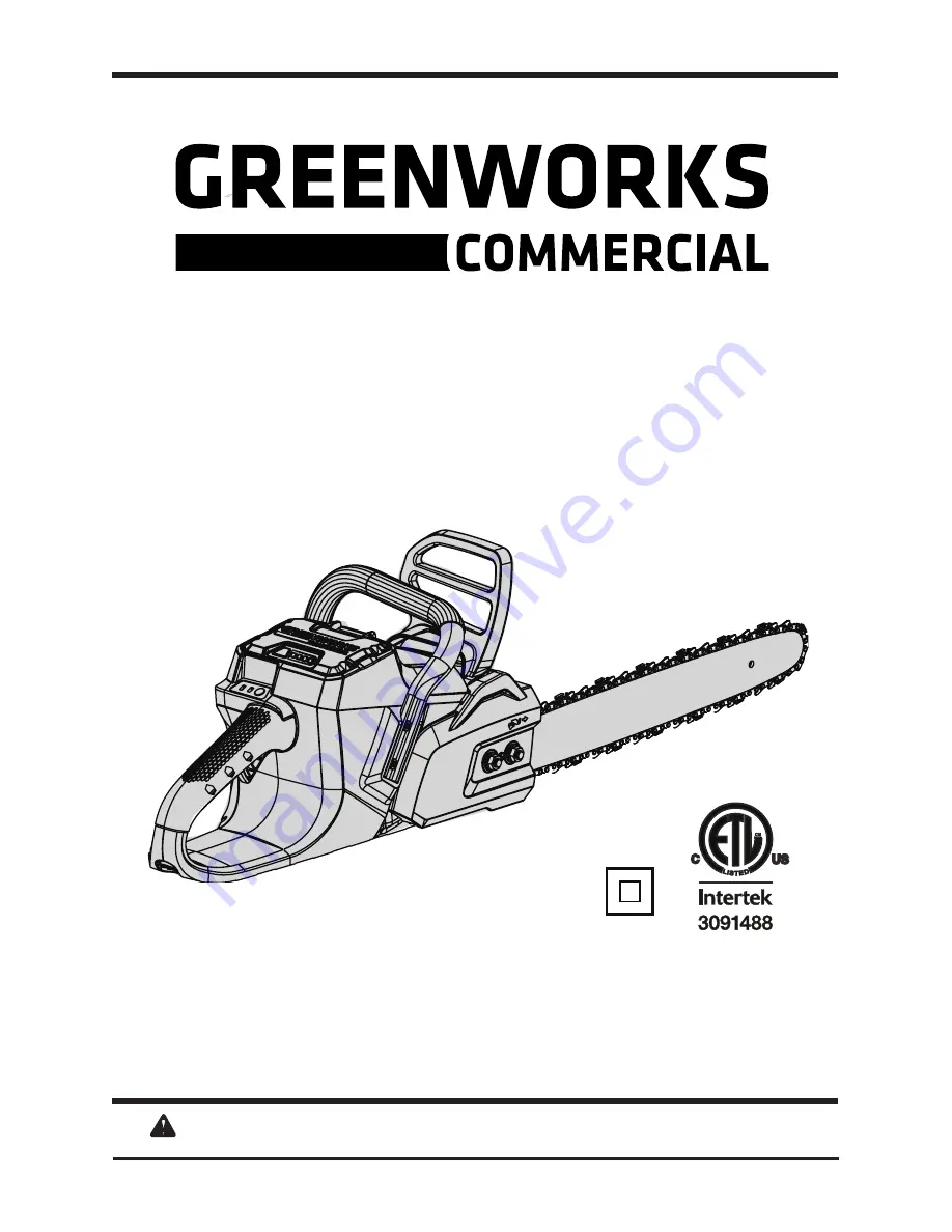 GreenWorks GS 180 Owner'S Manual Download Page 44