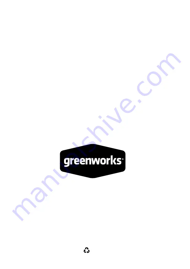 GreenWorks MO40B00 Owner'S Manual Download Page 60