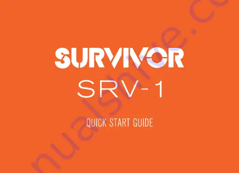 Griffin Technology SURVIVOR SRV-1 Quick Start Manual Download Page 1