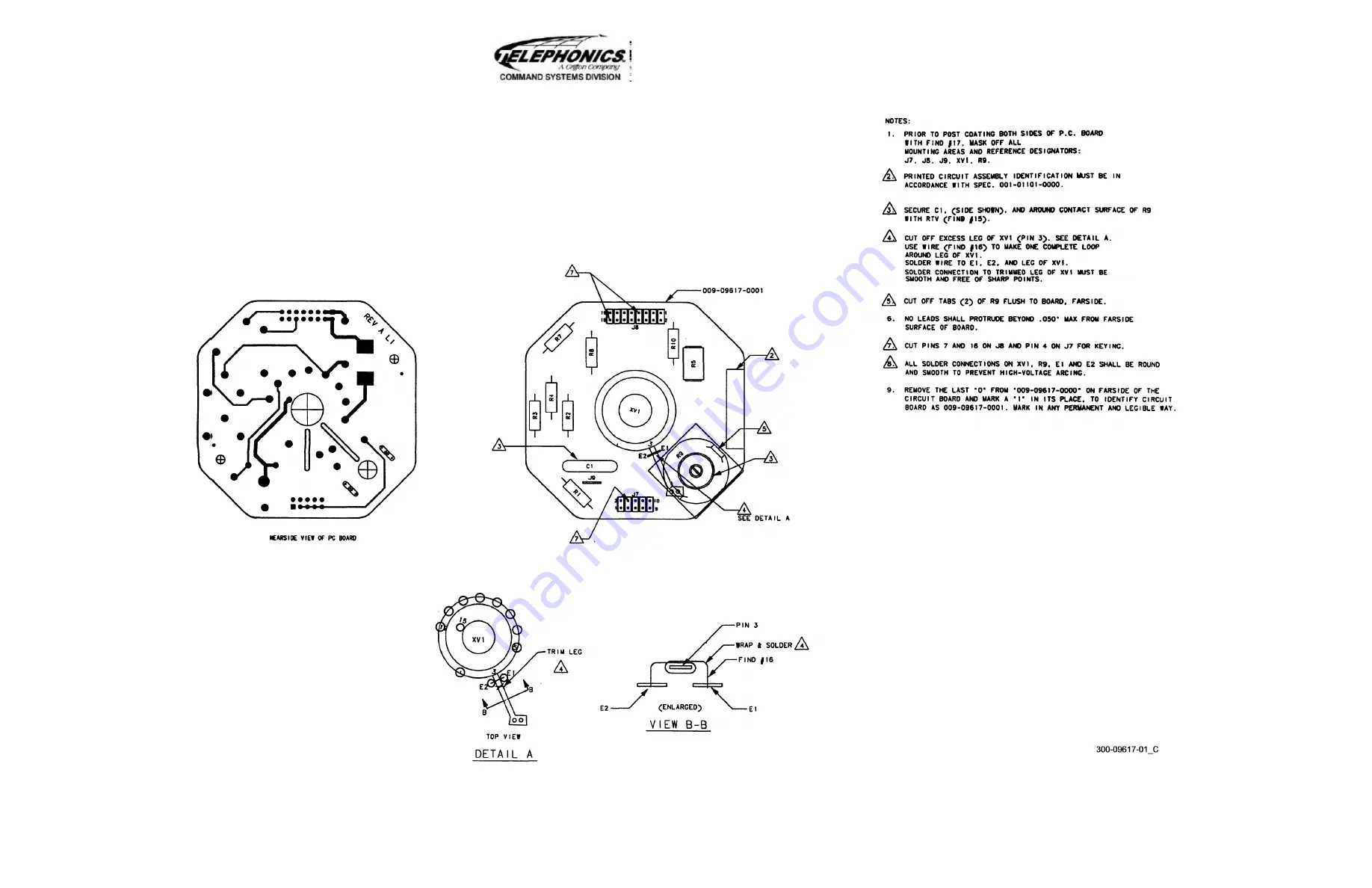 Griffon TELEPHONICS IN-1502H Component Maintenance Manual Download Page 213