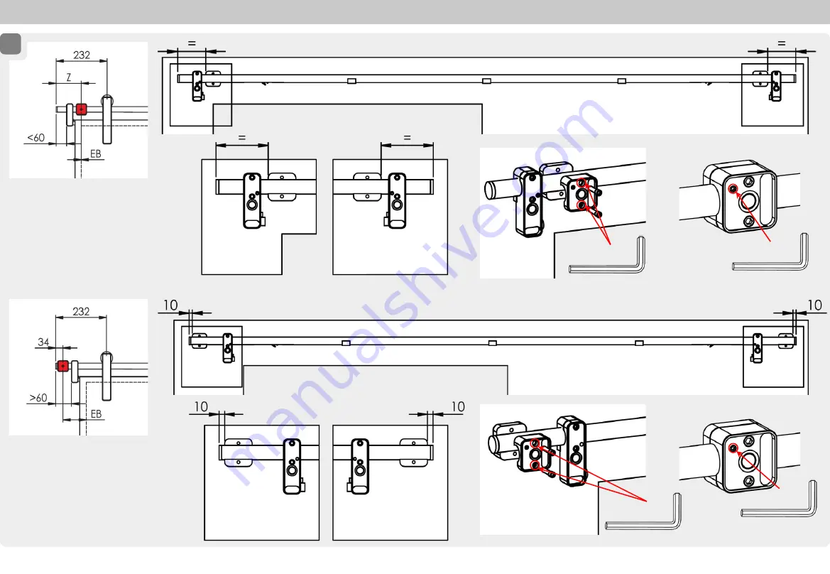 Griffwerk 414 COMFORT GLASS Assembly, Care Instructions, Service And Maintenance Download Page 8