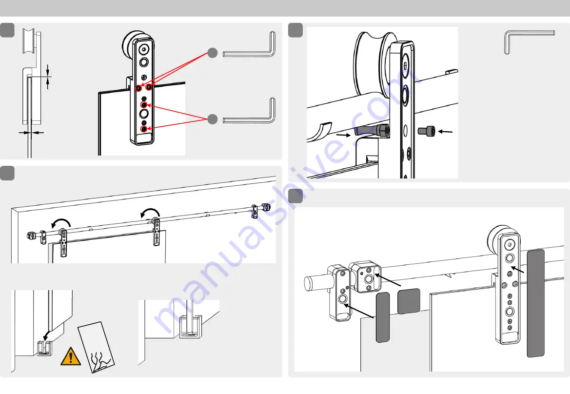 Griffwerk 414 COMFORT GLASS Assembly, Care Instructions, Service And Maintenance Download Page 11