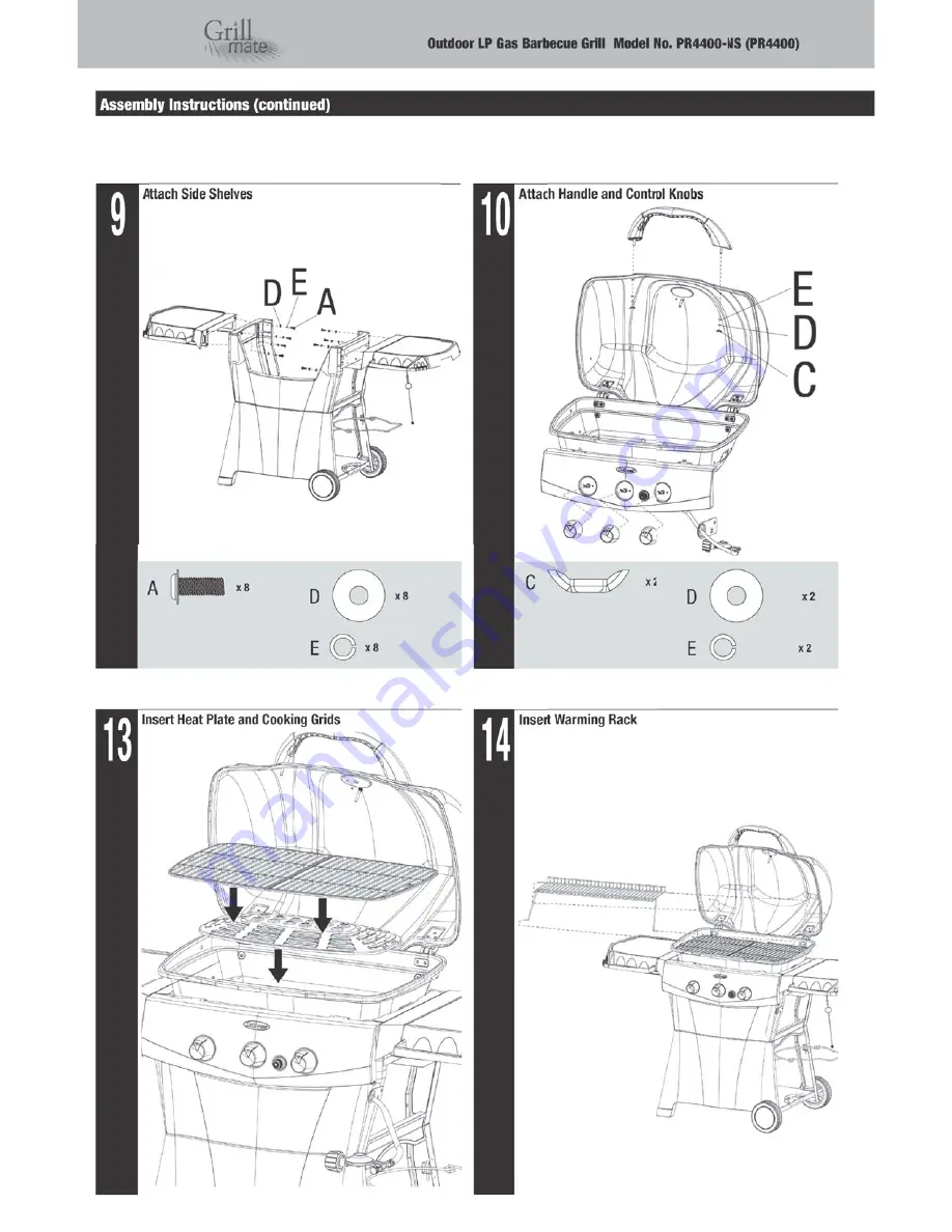 Grill Mate PR4400 Скачать руководство пользователя страница 6