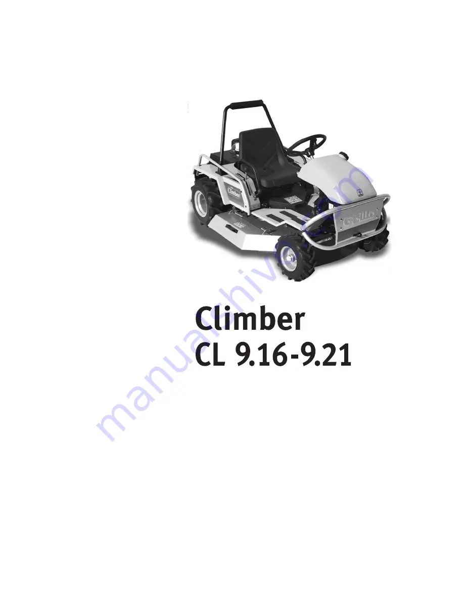 Grillo CLIMBER CL9.16 Скачать руководство пользователя страница 1