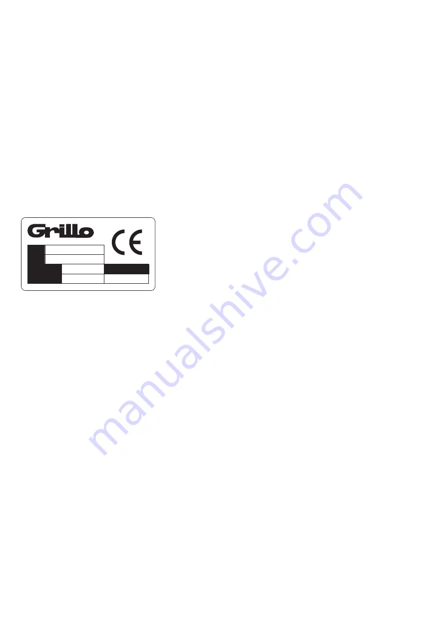 Grillo FD 220 R Use And Maintenance Download Page 17