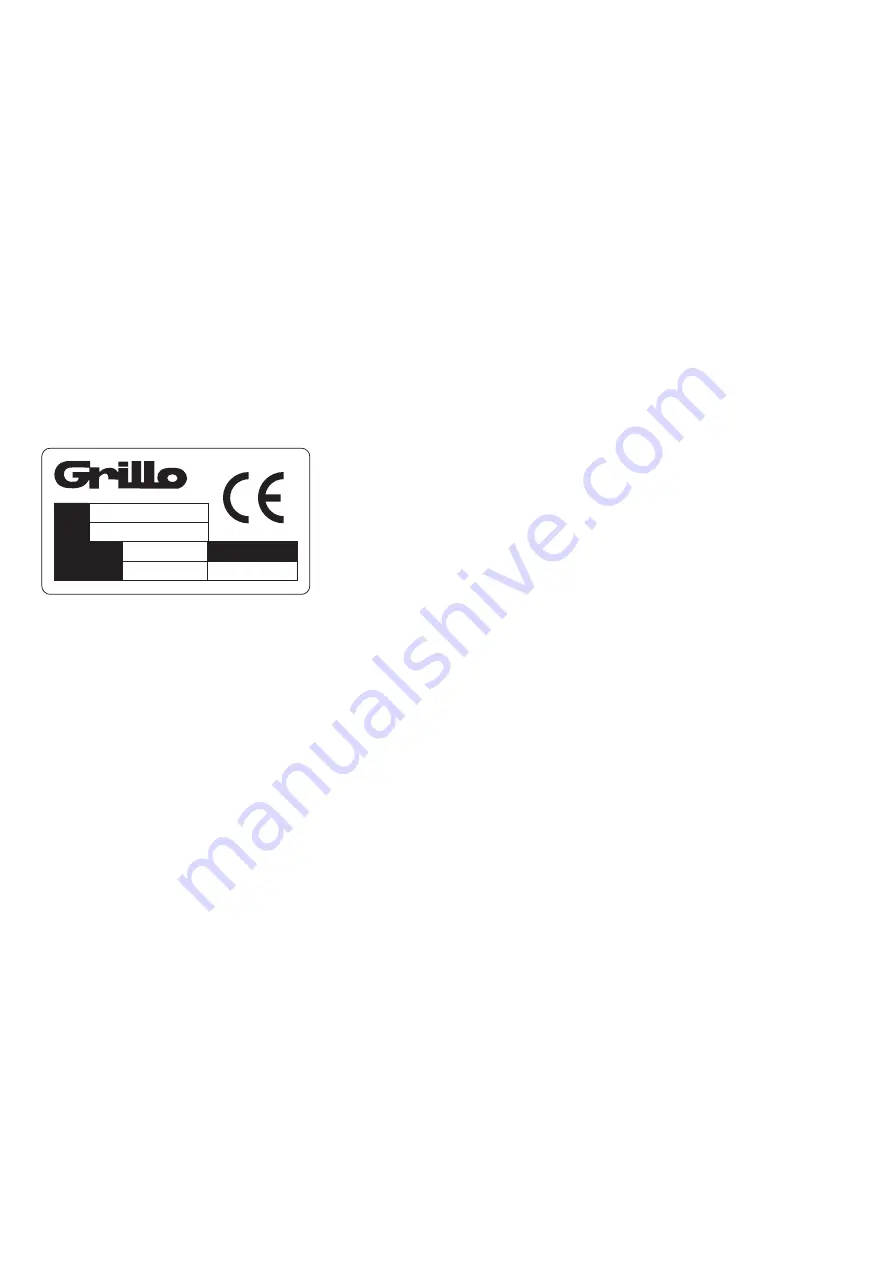 Grillo FD 220 R Use And Maintenance Download Page 33