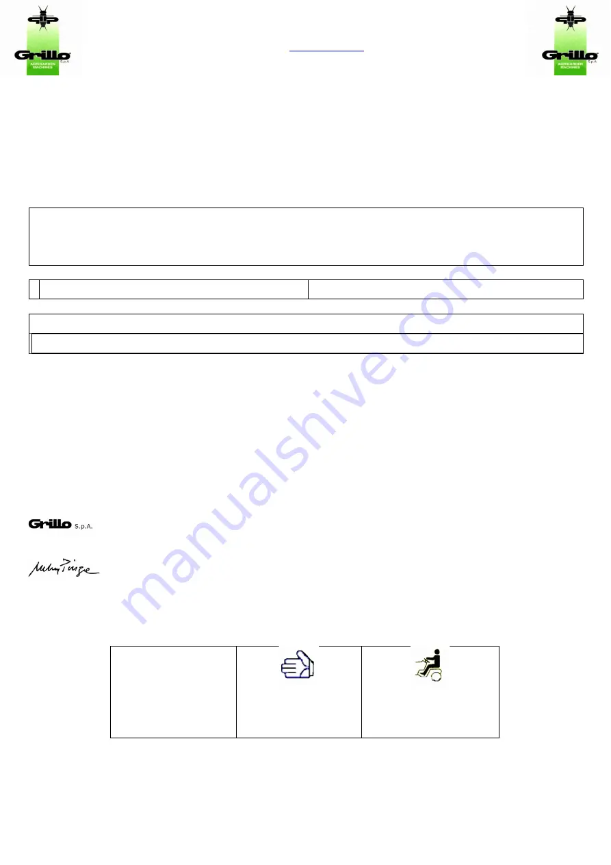 Grillo FD 2200 STAGE 5 Operator'S Manual Download Page 87