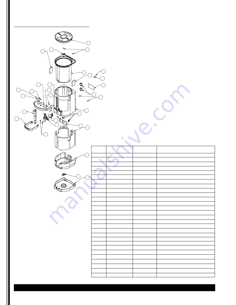 Grindmaster Cecilware 1004-001 Operator'S Manual Download Page 48