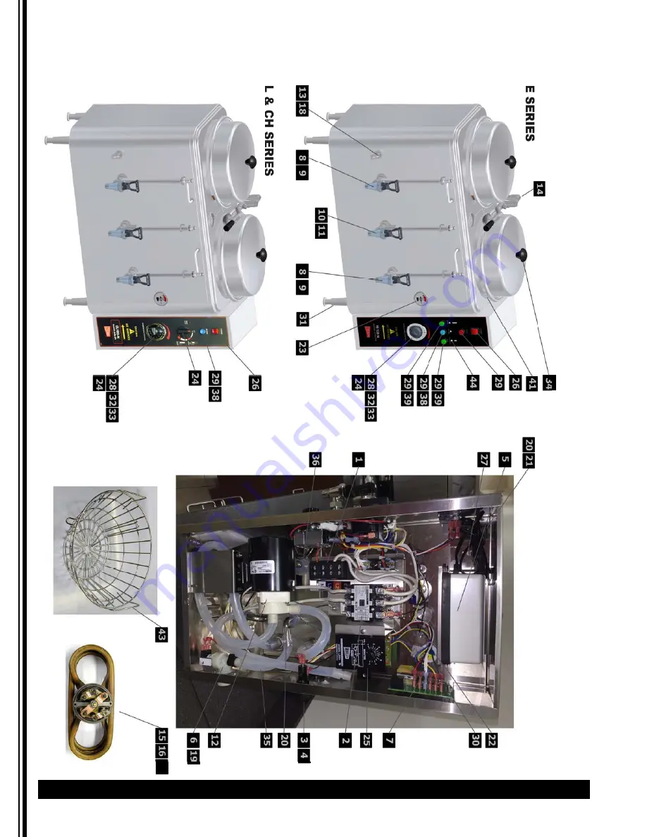 Grindmaster Cecilware CL100N Series Operator'S Manual Download Page 12