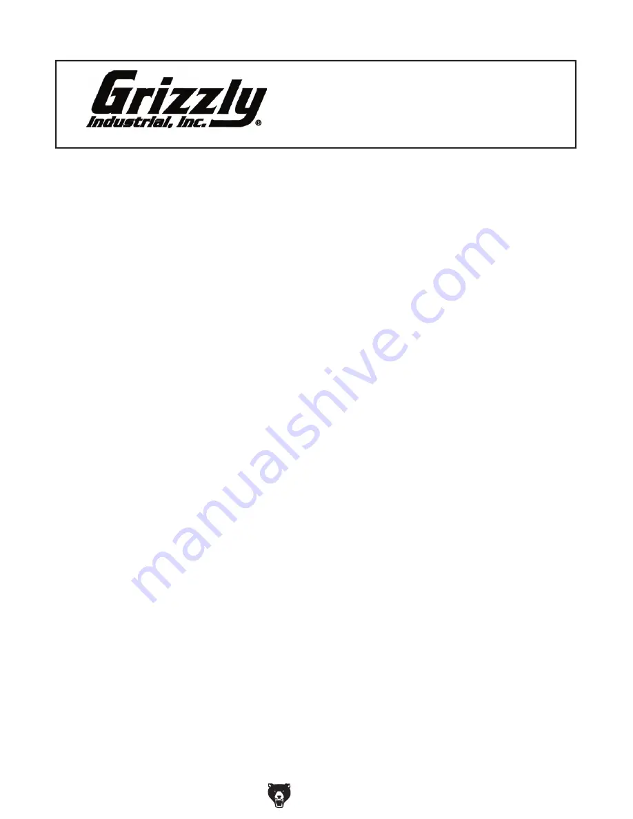 Grizzly EXTREME G0513X2B Manual Download Page 34