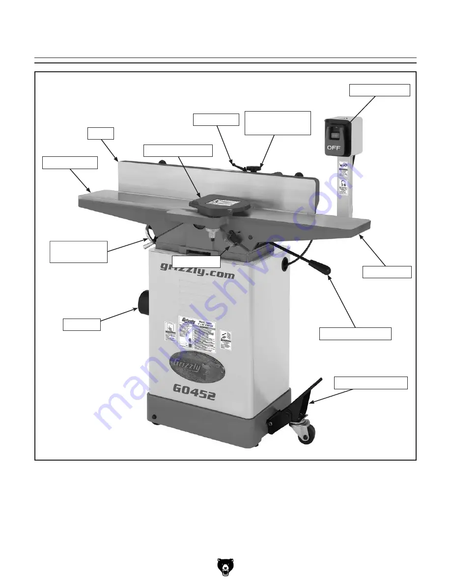 Grizzly G0452 Owner'S Manual Download Page 5