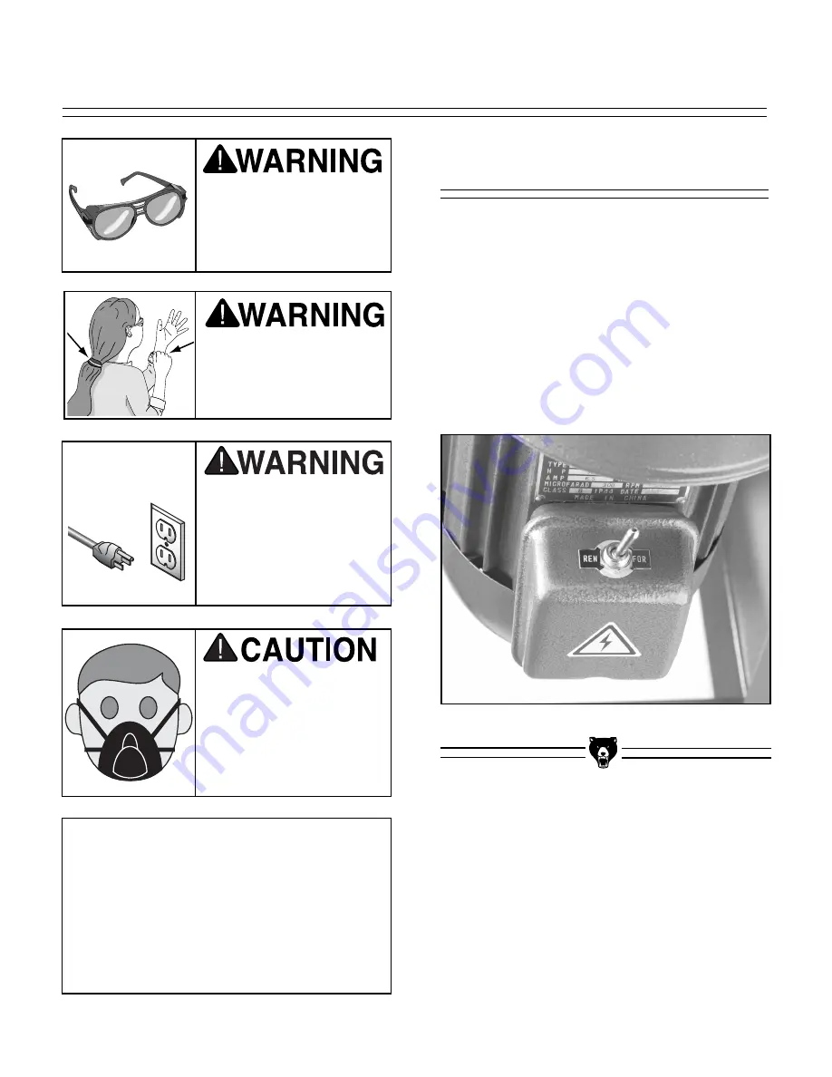 Grizzly G0510 Instruction Manual Download Page 17